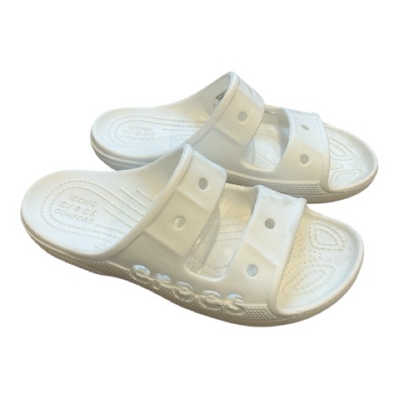 CROCS Shoes - Crocs Unisex Adult Baya Sandal White US Men's 6 Women's 8